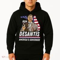 Ron Desantis AmericaS Governor Florida Us Flag Hoodie thumb 2