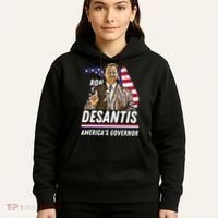 Ron Desantis AmericaS Governor Florida Us Flag Hoodie thumb 5