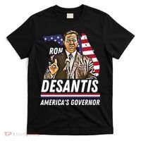 Ron Desantis AmericaS Governor Florida Us Flag T-Shirt thumb 0