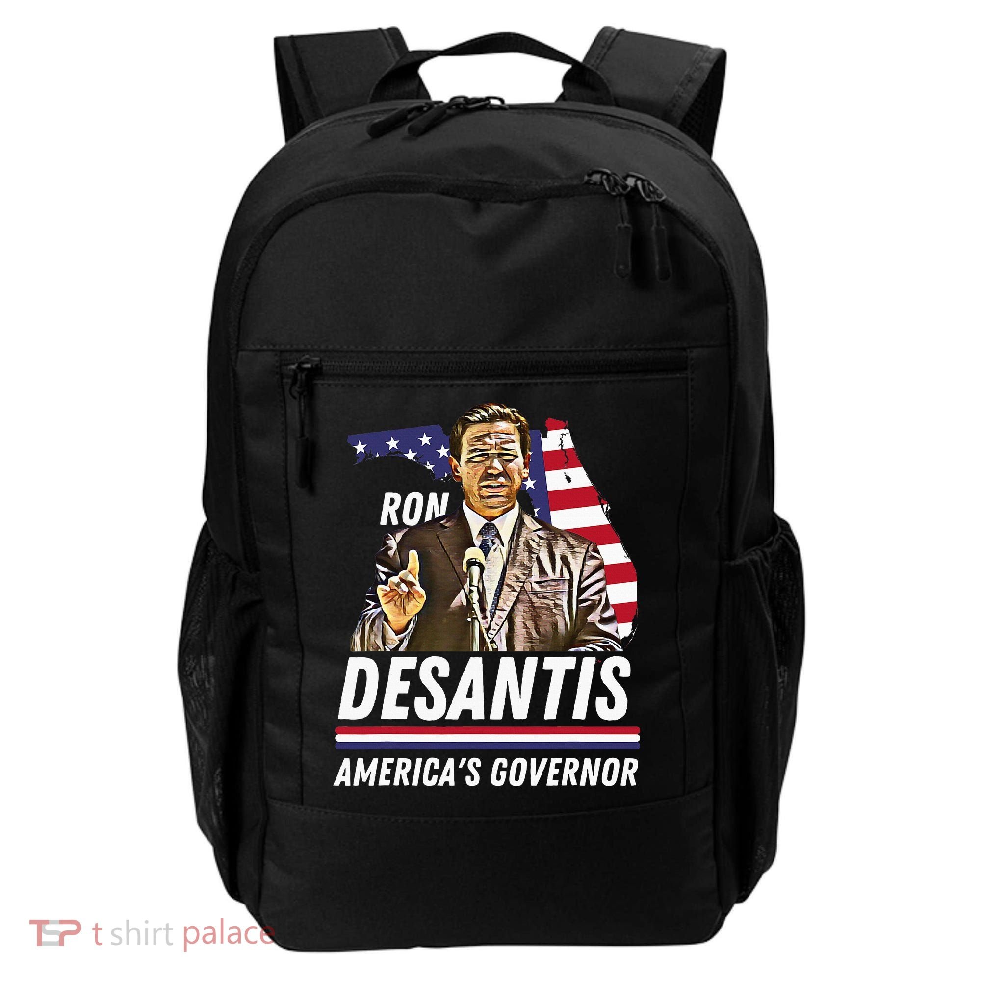 Ron Desantis AmericaS Governor Florida Us Flag Backpack