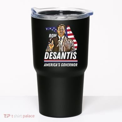 Ron Desantis AmericaS Governor Florida Us Flag Tumbler