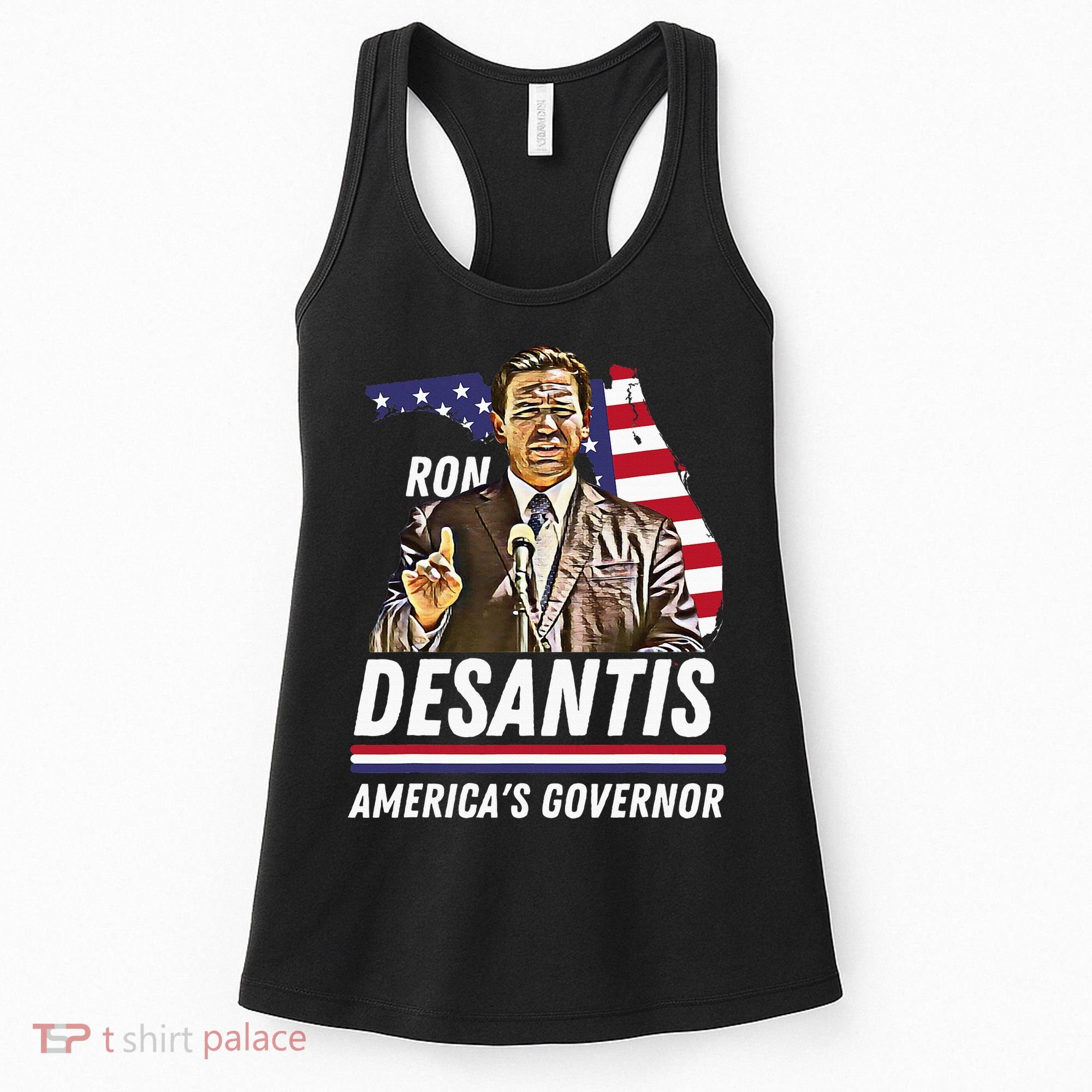 Ron Desantis AmericaS Governor Florida Us Flag Women's Tank Top