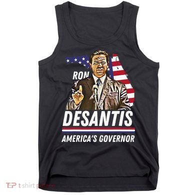 Ron Desantis AmericaS Governor Florida Us Flag Tank Top