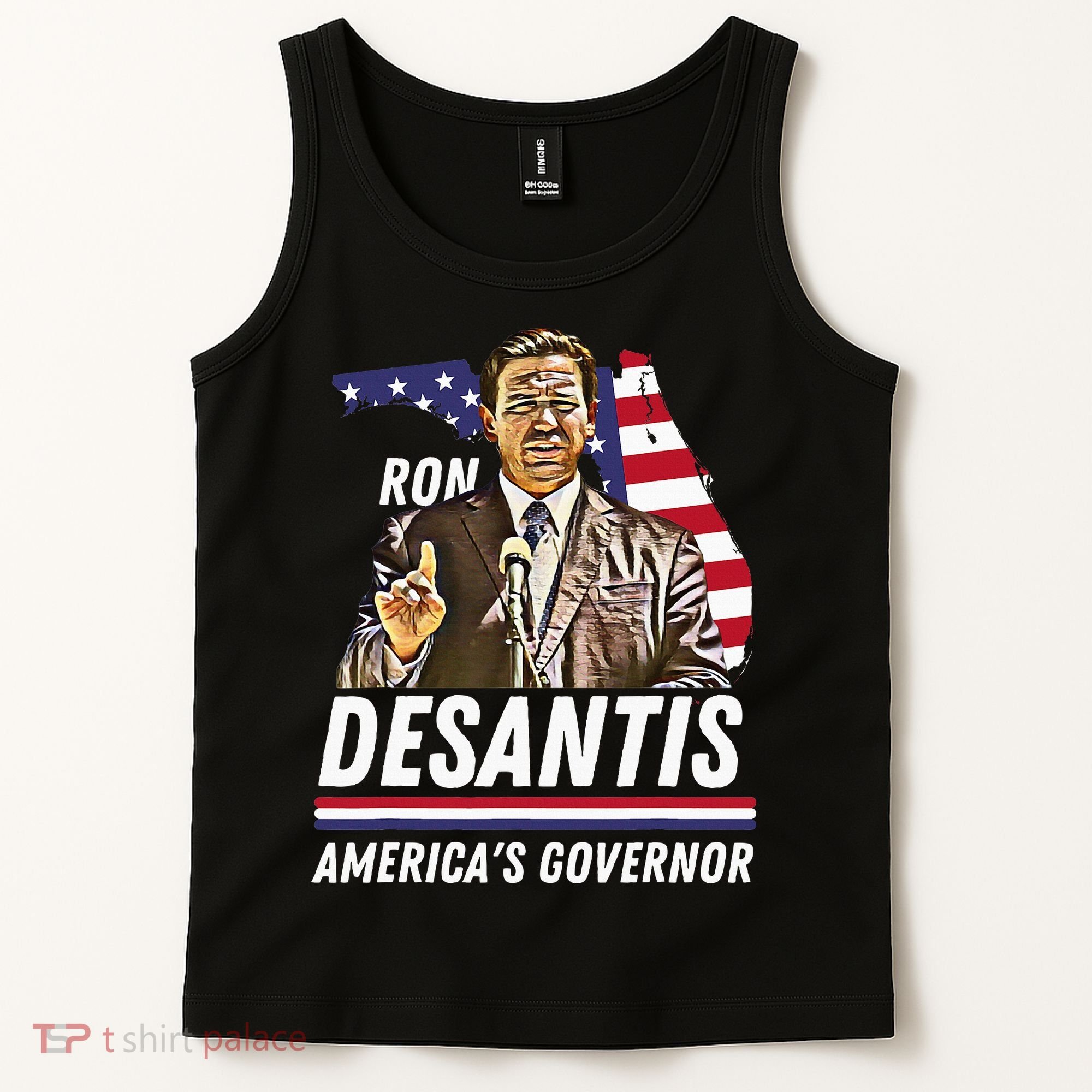 Ron Desantis AmericaS Governor Florida Us Flag Tank Top