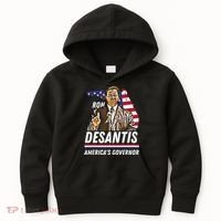 Ron Desantis AmericaS Governor Florida Us Flag Kids Hoodie thumb 0