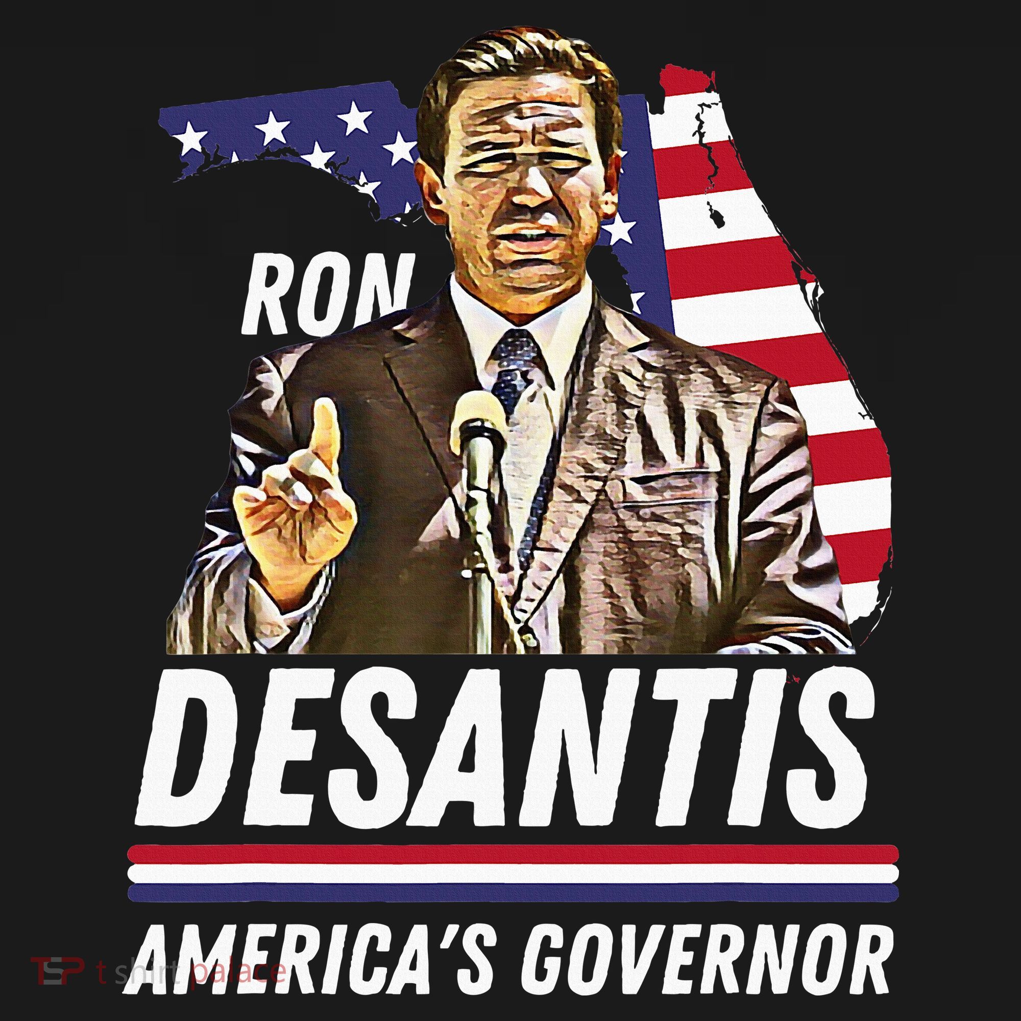 Ron Desantis AmericaS Governor Florida Us Flag Tote Bag