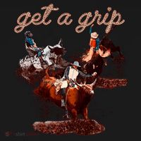Rodeo Dad Bull Rider Get A Grip Western Country Cowboy Gift Ornament thumb 1