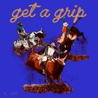 Rodeo Dad Bull Rider Get A Grip Western Country Cowboy Gift T-Shirt thumb 7