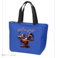 Rodeo Dad Bull Rider Get A Grip Western Country Cowboy Gift Tote Bag thumb 3