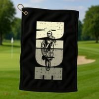 Ride Dirt Bike Motocross Motorcycle Biker Golf Towel thumb 1