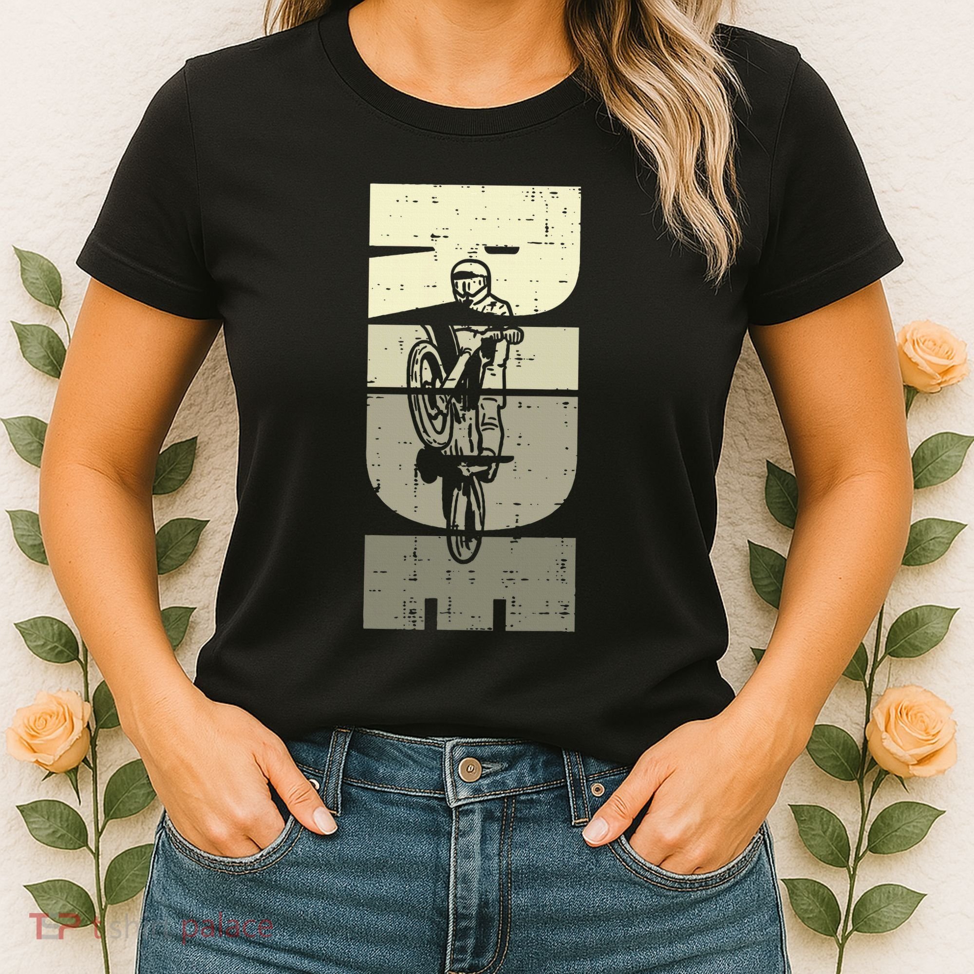 Ride Dirt Bike Motocross Motorcycle Biker Women's T-Shirt