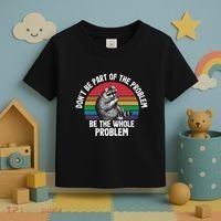 Racoon DonT Be Part Of The Problem Be The Whole Problem Toddler T-Shirt thumb 3