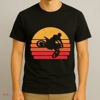 Retro Dirt Bike Rider Vintage Mx Motocross Supercross T-Shirt thumb 3