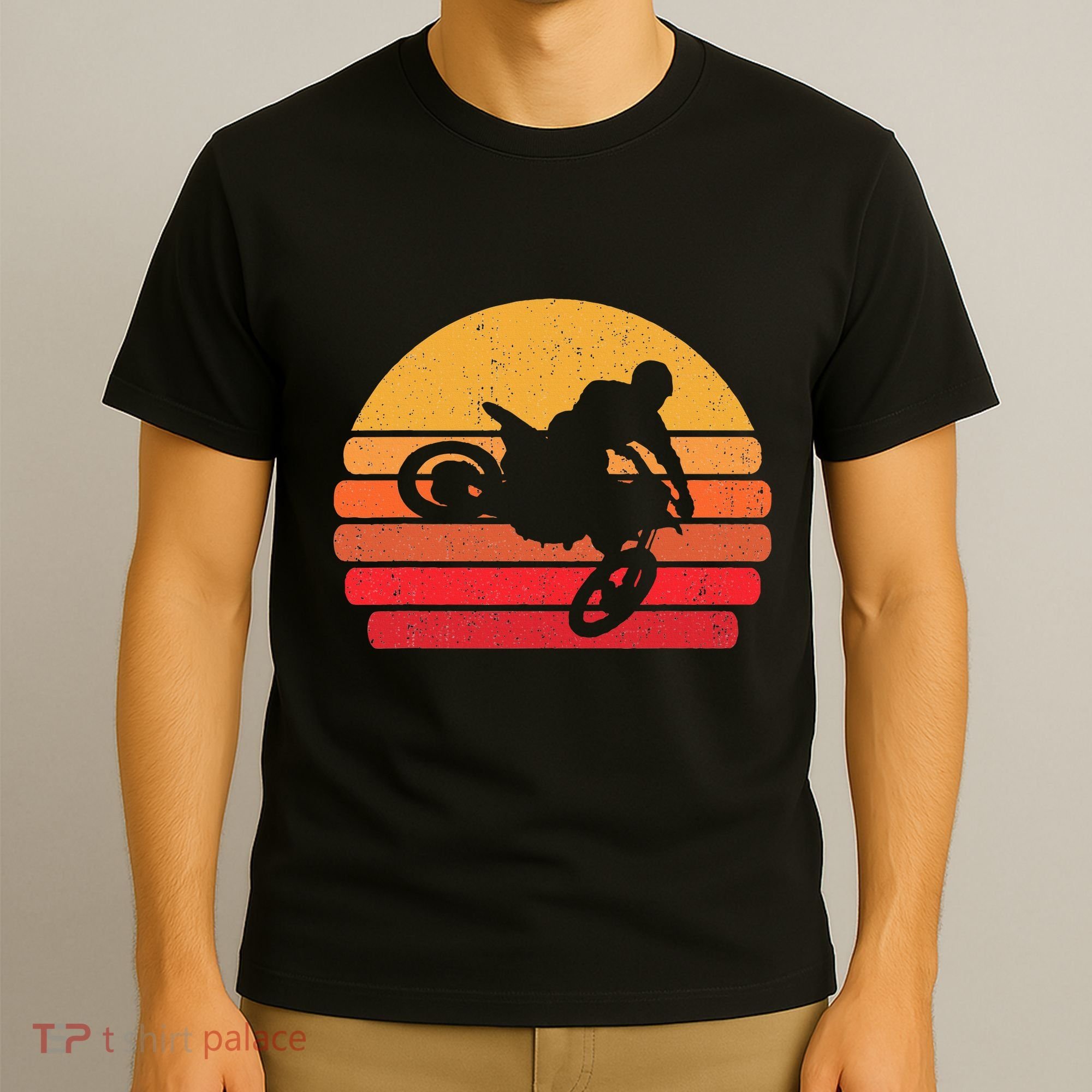 Retro Dirt Bike Rider Vintage Mx Motocross Supercross T-Shirt