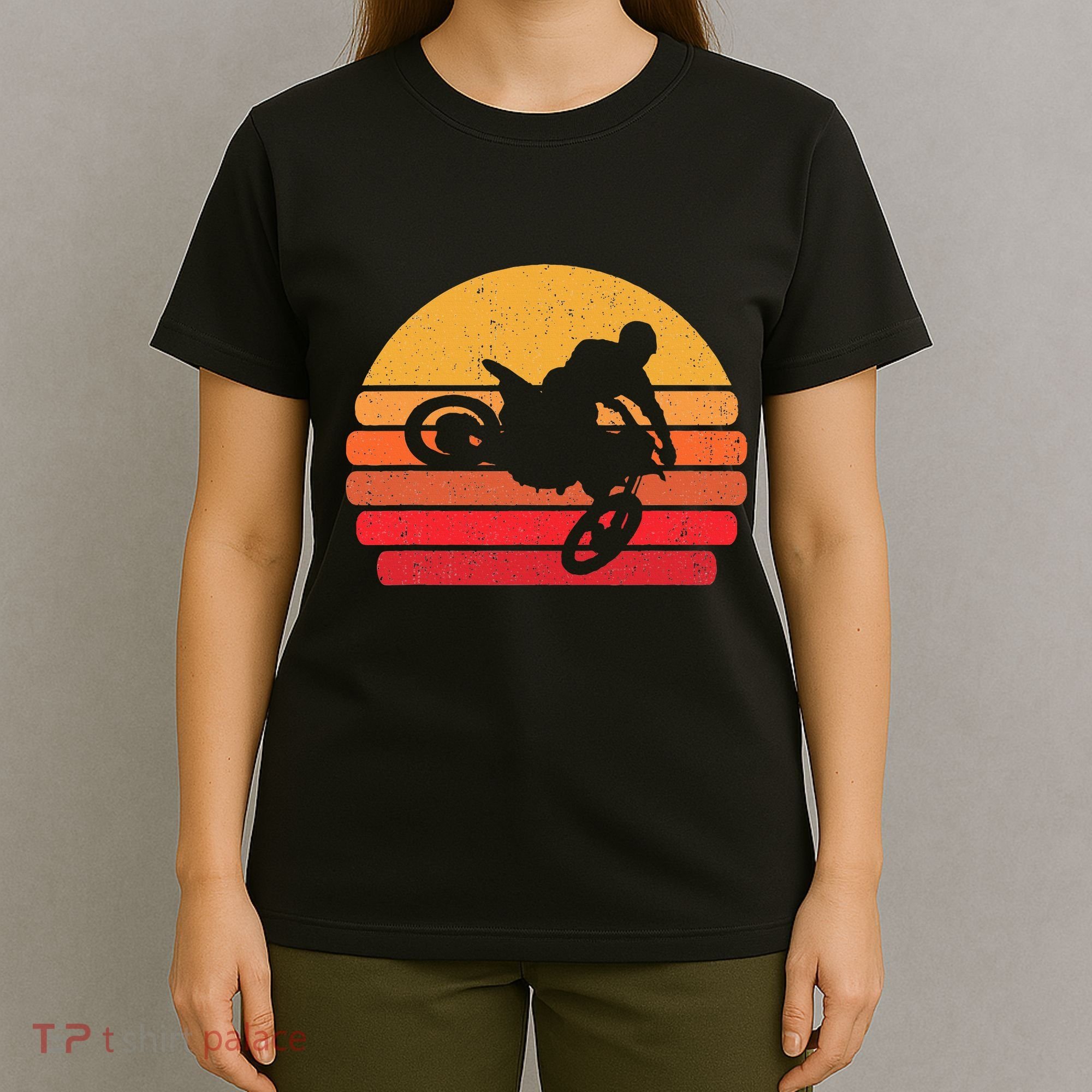 Retro Dirt Bike Rider Vintage Mx Motocross Supercross T-Shirt