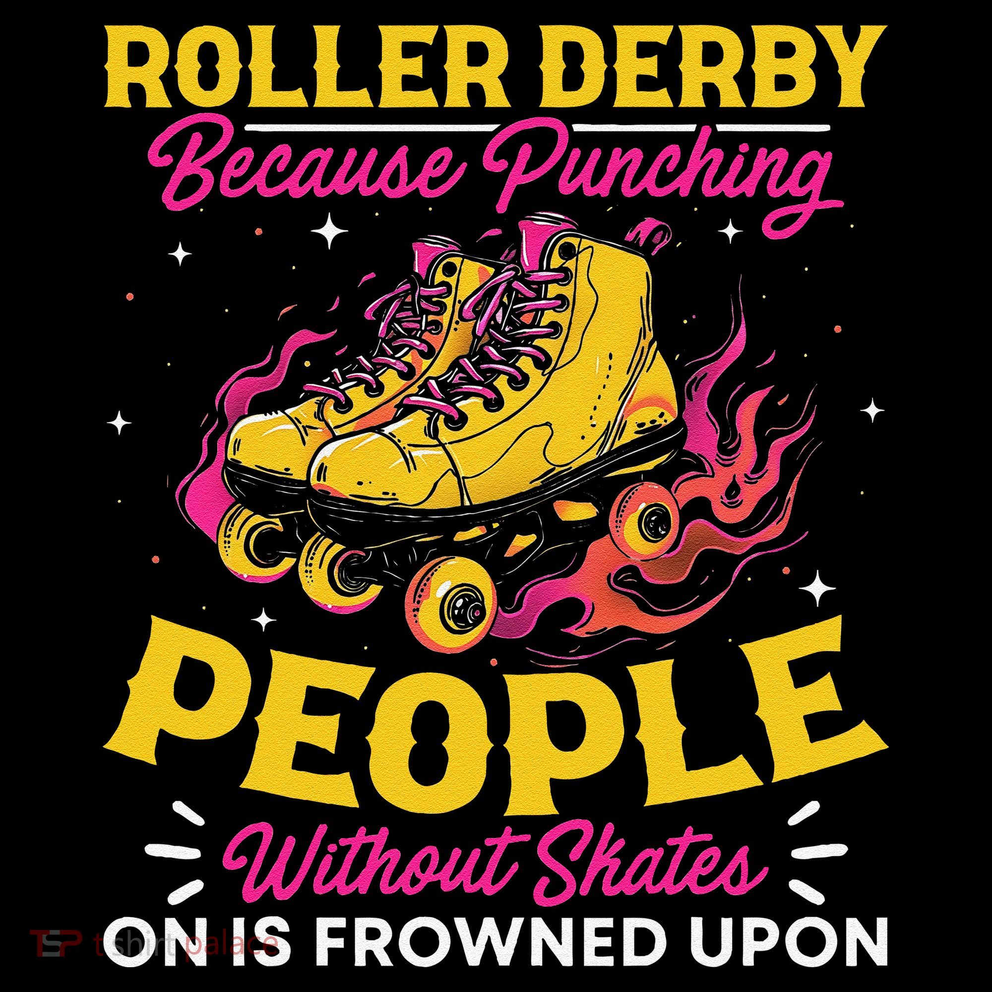 Roller Derby Because Punching People Without Skates Inline Backpack