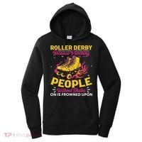 Roller Derby Because Punching People Without Skates Inline Women's Hoodie thumb 0