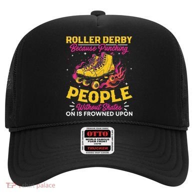 Roller Derby Because Punching People Without Skates Inline Hat