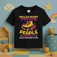 Roller Derby Because Punching People Without Skates Inline Toddler T-Shirt thumb 3