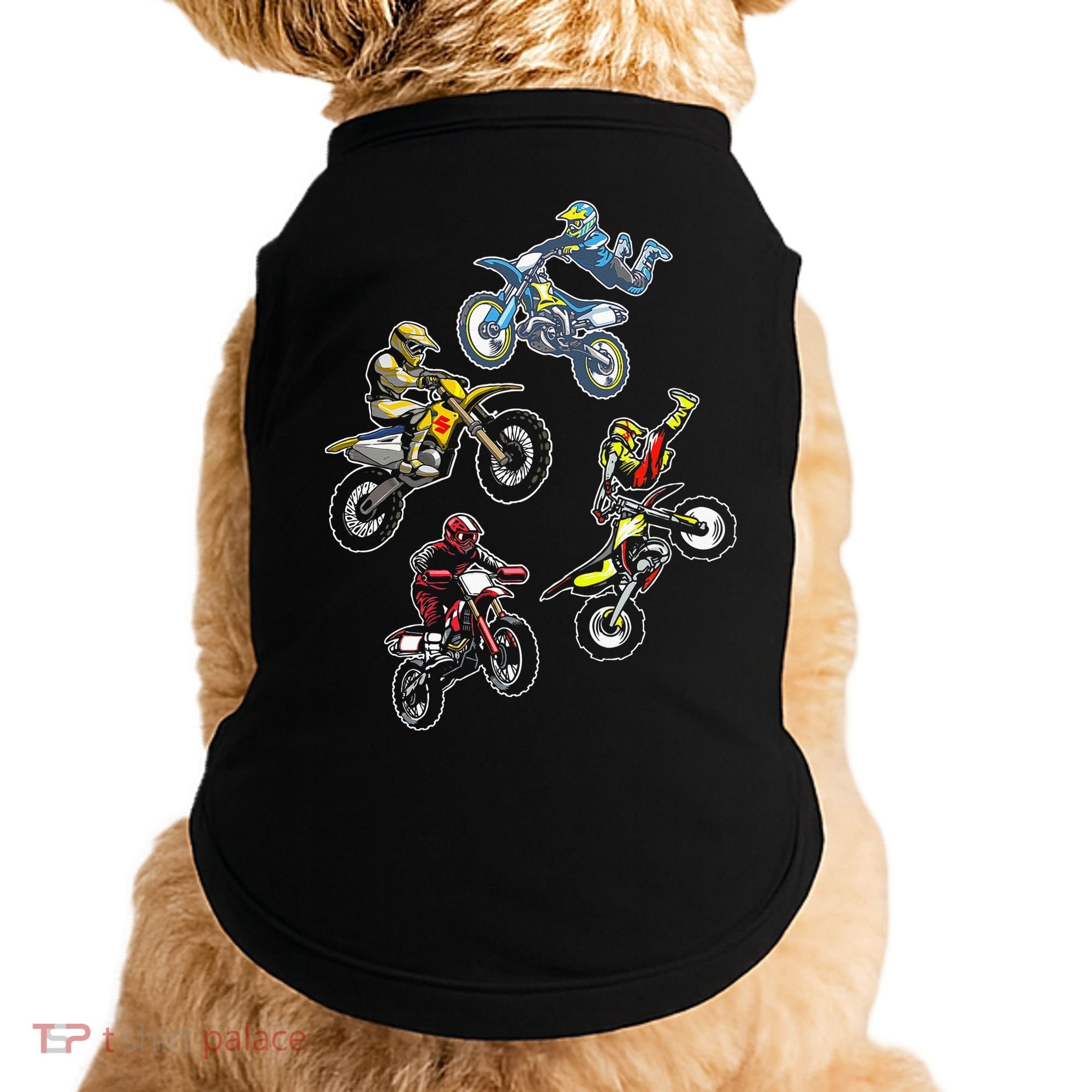 Retro Dirt Bike Motocross Doggie Tank