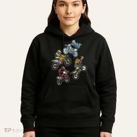 Retro Dirt Bike Motocross Hoodie thumb 5