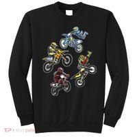 Retro Dirt Bike Motocross Sweatshirt thumb 0