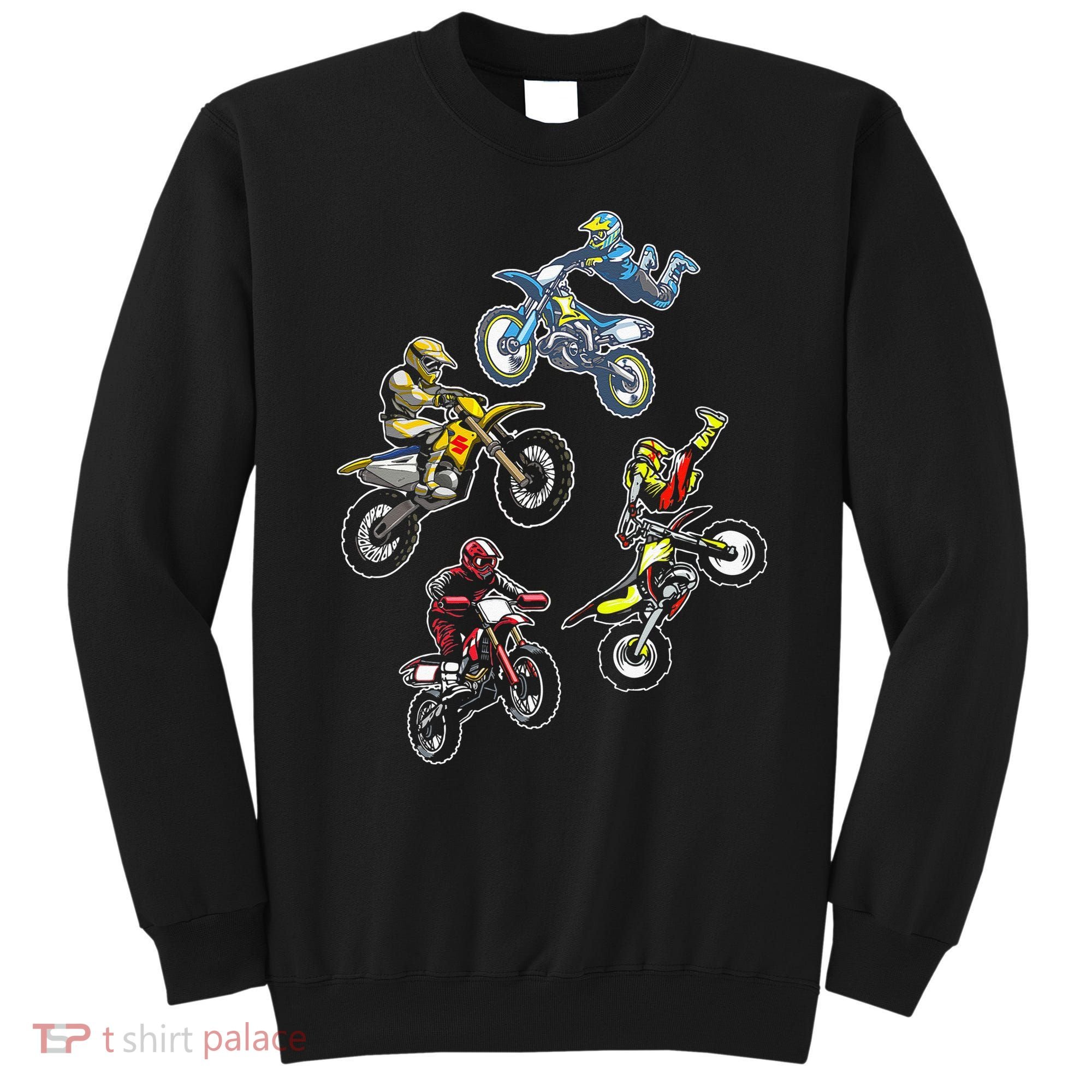 Retro Dirt Bike Motocross Sweatshirt