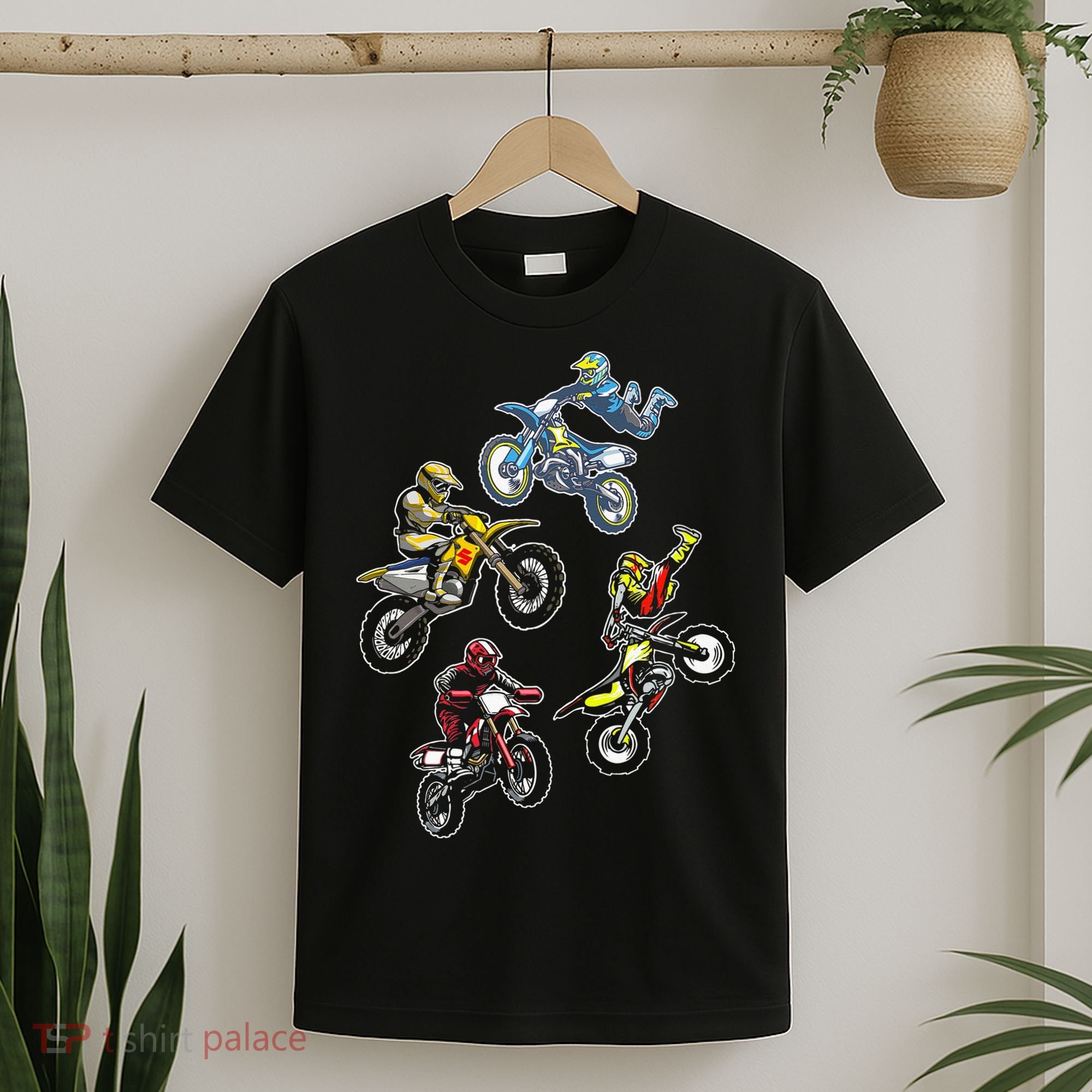 Retro Dirt Bike Motocross T-Shirt