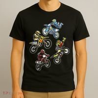 Retro Dirt Bike Motocross T-Shirt thumb 3