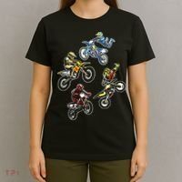 Retro Dirt Bike Motocross T-Shirt thumb 4