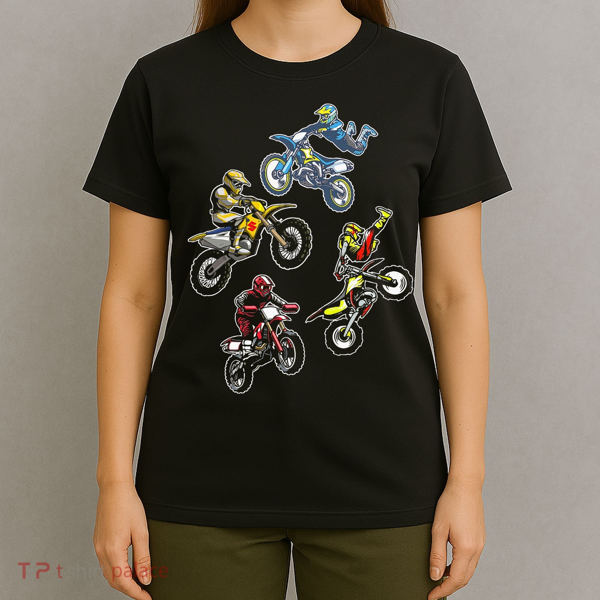 Retro Dirt Bike Motocross T-Shirt