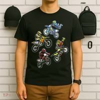 Retro Dirt Bike Motocross T-Shirt thumb 6