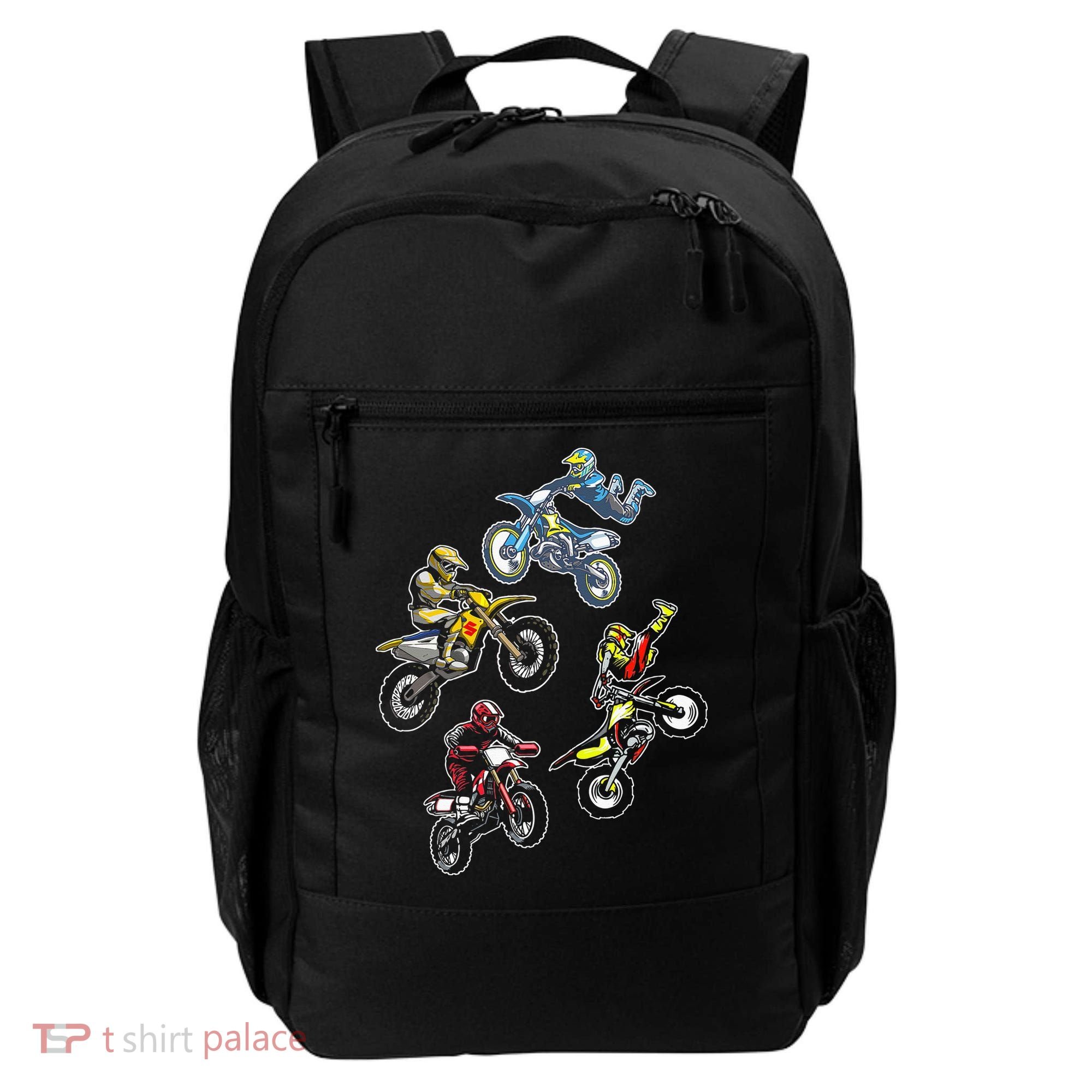 Retro Dirt Bike Motocross Backpack