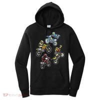 Retro Dirt Bike Motocross Women's Hoodie thumb 0