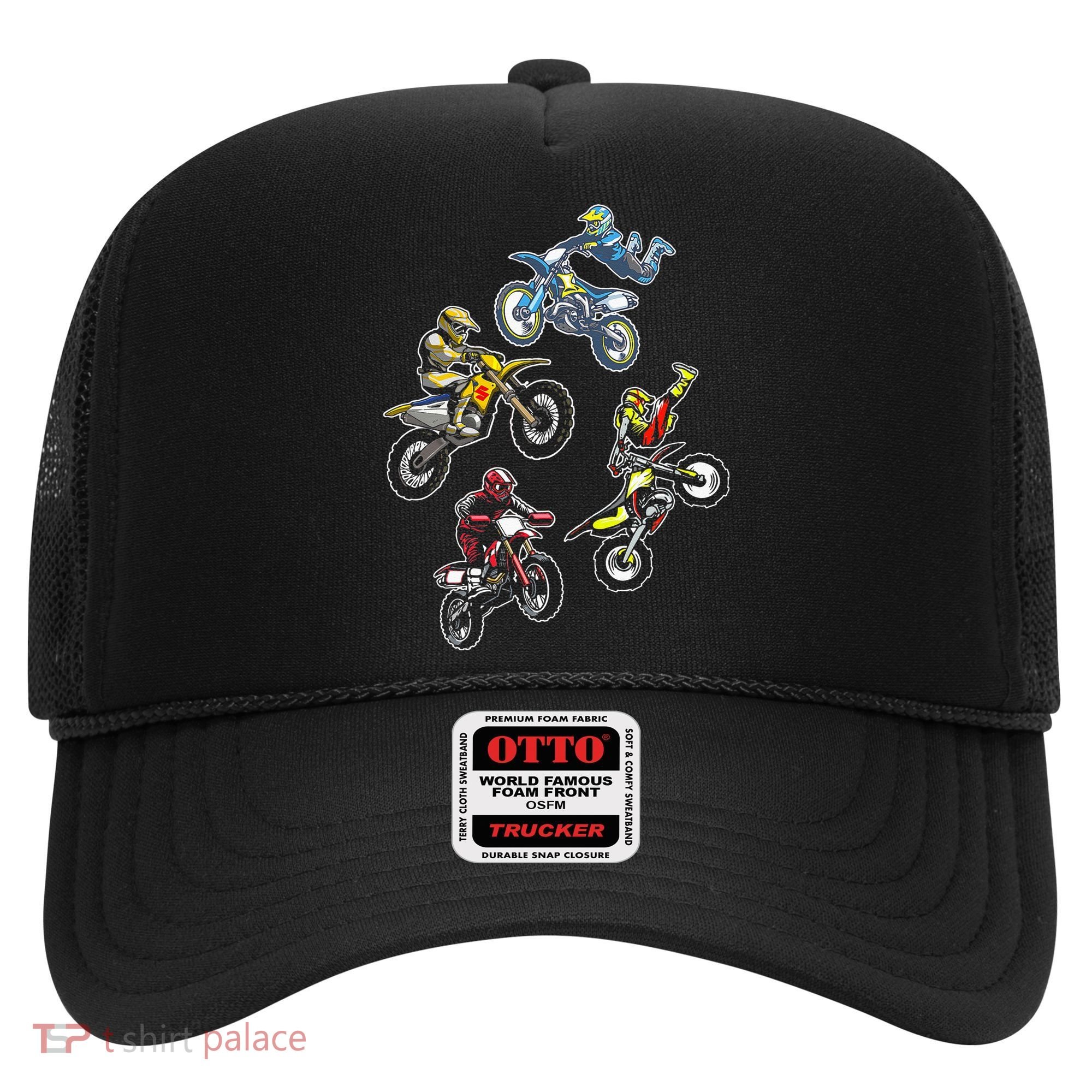 Retro Dirt Bike Motocross Hat