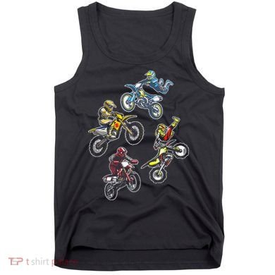 Retro Dirt Bike Motocross Tank Top