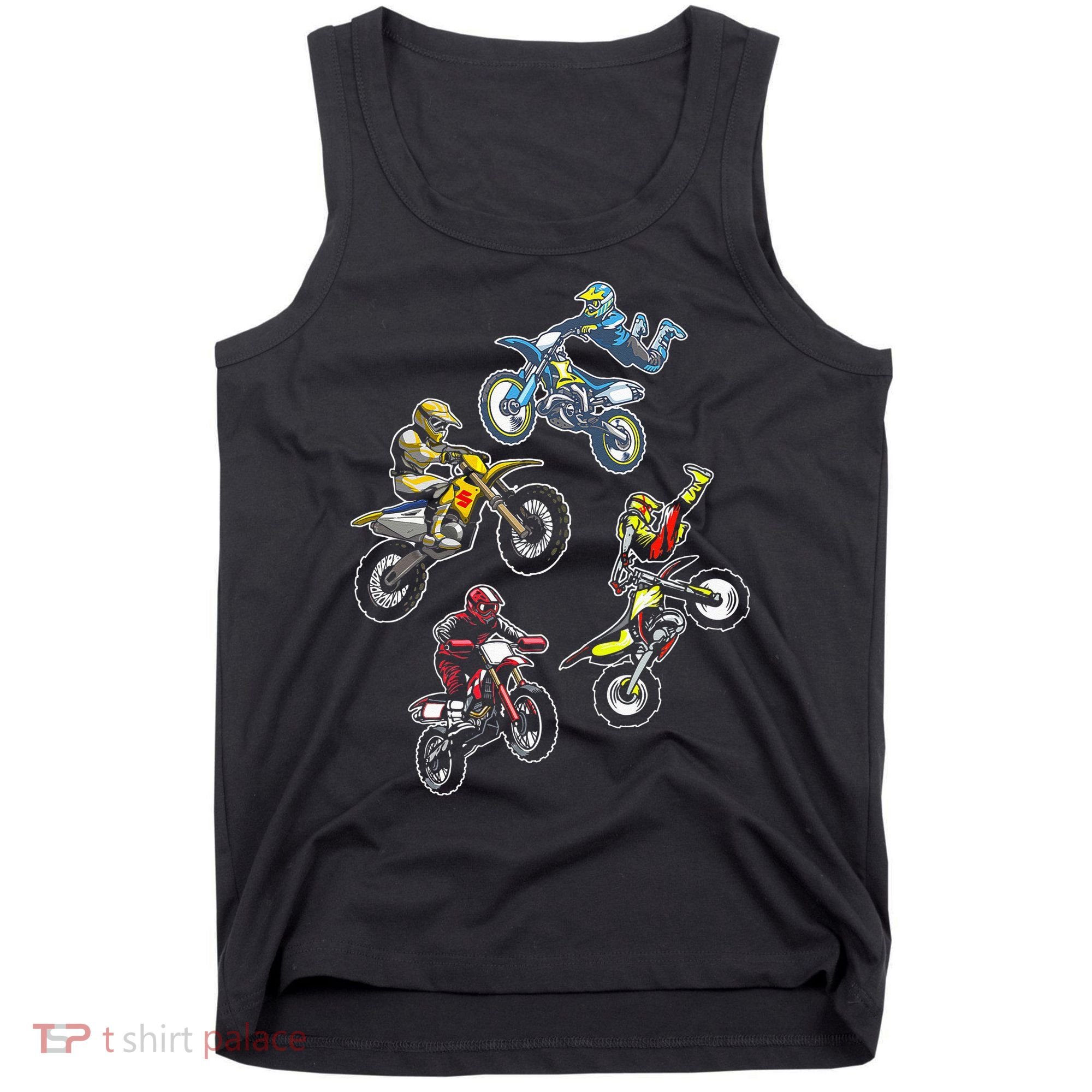 Retro Dirt Bike Motocross Tank Top