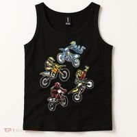 Retro Dirt Bike Motocross Tank Top thumb 2