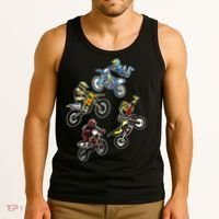 Retro Dirt Bike Motocross Tank Top thumb 3