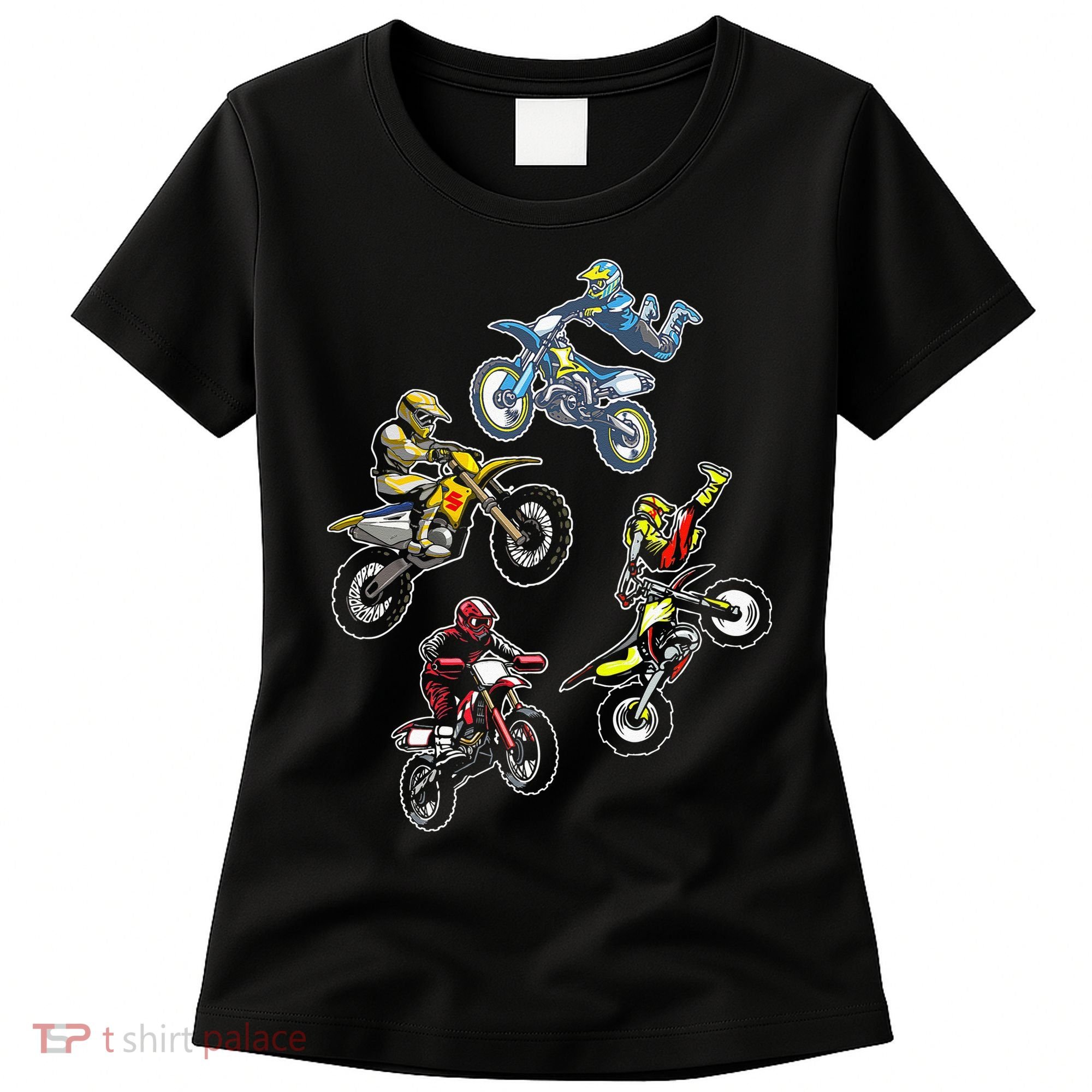 Retro Dirt Bike Motocross Women's T-Shirt