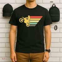 Retro Dirt Bike Rider Vintage MX Motocross Supercross T-Shirt thumb 6