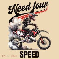 Retro Dirt Bike 4th Birthday Need Four Speed Tote Bag thumb 4