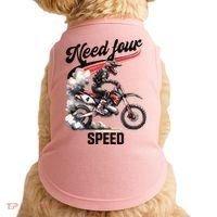 Retro Dirt Bike 4th Birthday Need Four Speed Doggie Tank thumb 0