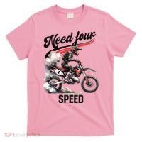 Retro Dirt Bike 4th Birthday Need Four Speed T-Shirt thumb 0