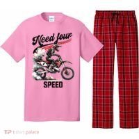 Retro Dirt Bike 4th Birthday Need Four Speed Pajama Set thumb 0