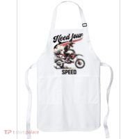 Retro Dirt Bike 4th Birthday Need Four Speed Apron thumb 0