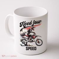 Retro Dirt Bike 4th Birthday Need Four Speed Coffee Mug thumb 0