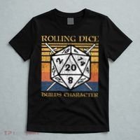 Rolling Dice Builds Character Funny Rpg Tabletop Gamer T-Shirt thumb 5