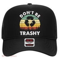 Retro Don't Be Trashy Recycle Save The Environment Earth Day Hat thumb 0