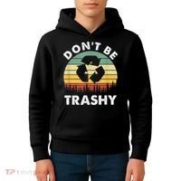 Retro Don't Be Trashy Recycle Save The Environment Earth Day Kids Hoodie thumb 4